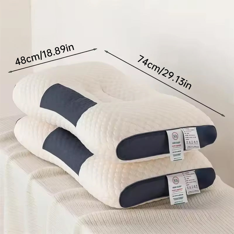 HexoSleep™ – orthopedisch slaapkussen met neksteun en massagekern van sojabonenvezel
