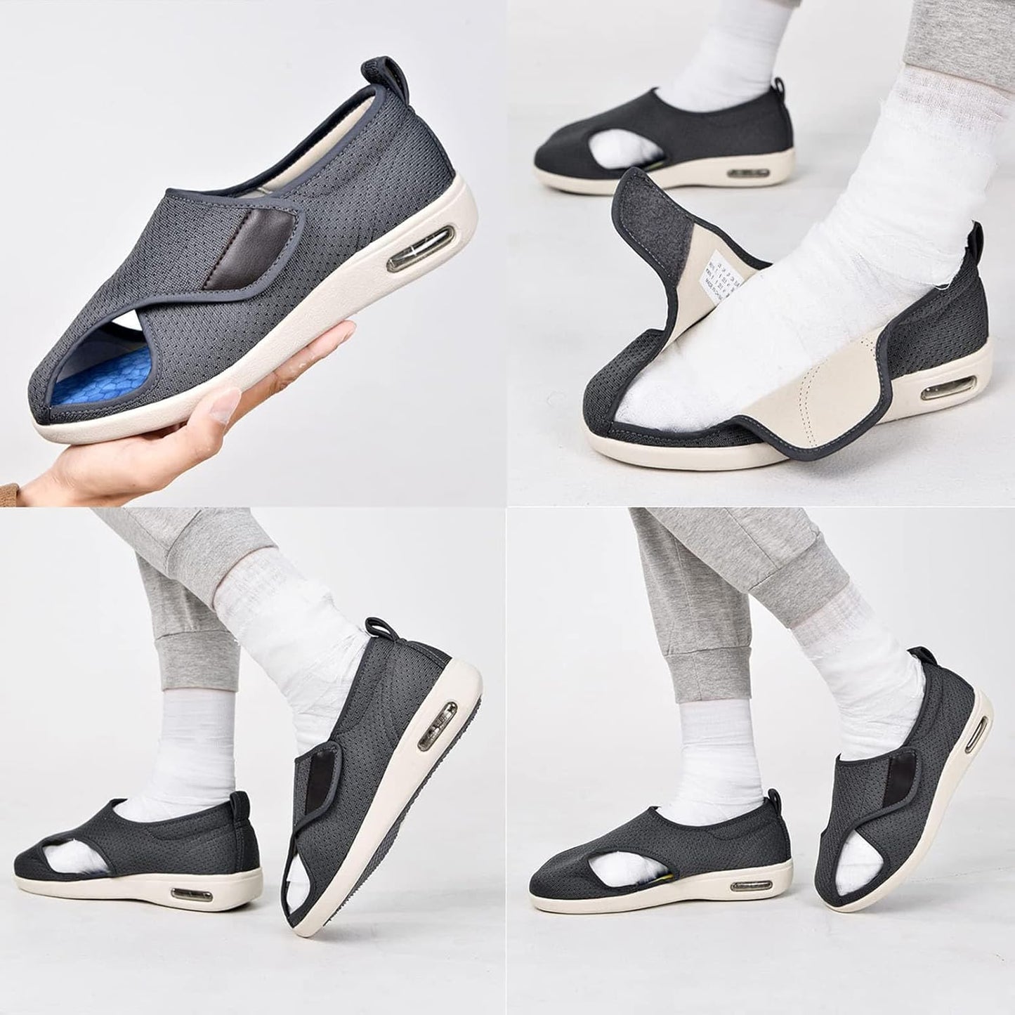 HexoComfy™ Orthopedische Brede Schoenen voor Gezwollen Voeten