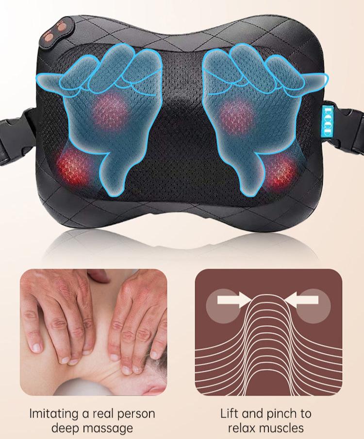 HexoRelief™ Shiatsu-massageapparaat voor het hele lichaam