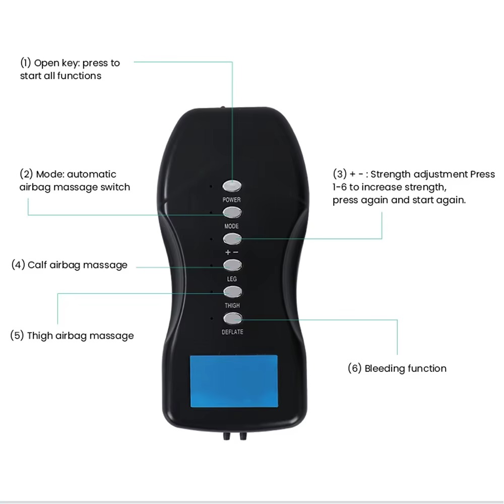 HexoLeg™ – Volledige Beenmassage met Luchtcompressie