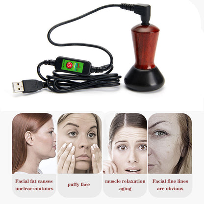 HexoGlow™ – Hete Bian Steen Gezichtsmassager