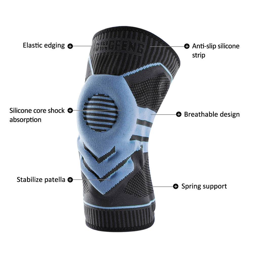 HexoKnee™ – Kniebrace met Siliconen Ondersteuning