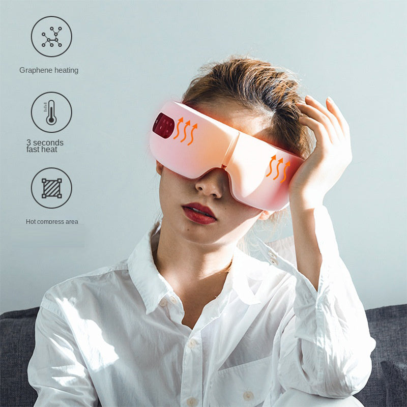 HexoEyes™ Oogmassageapparaat – Slimme Lucht- & Warmtetherapie