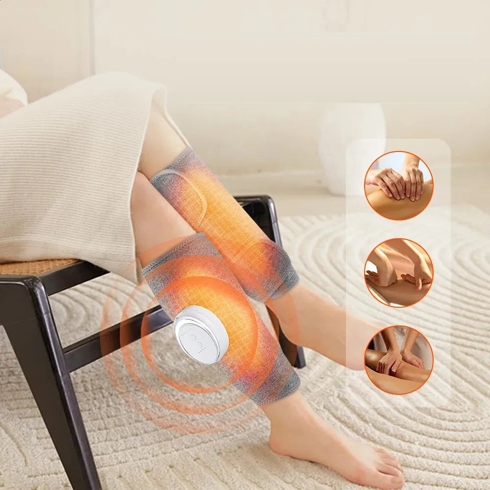 HexoLeg™ – draadloze aircompressie kuitmassager met warmte en slimme drukverlichting