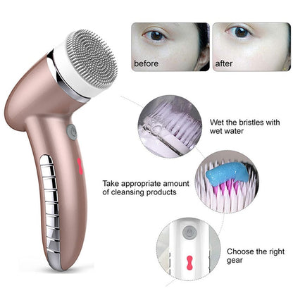 HexoBrush™ – 4-in-1 Sonic Gezichtsreiniger & Massager