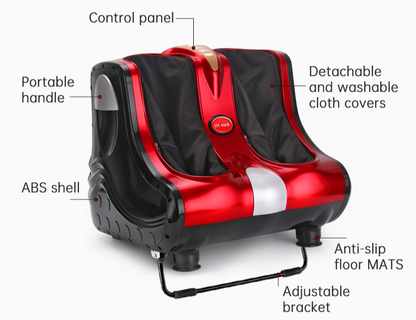 HexoRelief™ – Verwarmde voet- en beenmassager met volledige dekking voor diepe acupressuur & verbeterde bloedsomloop