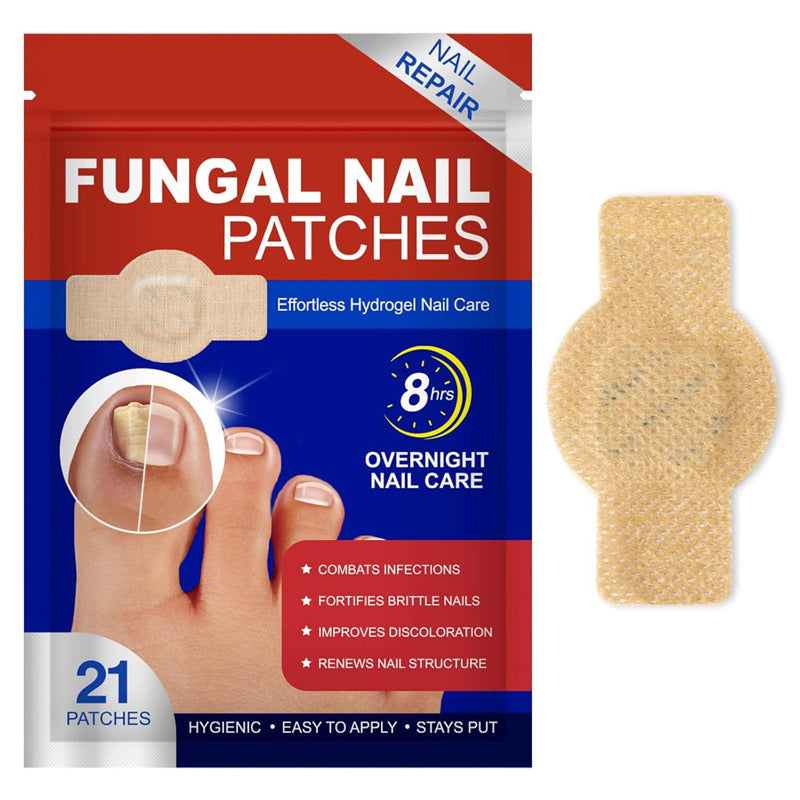 HexoNail™ Hydrogel nagelpleisters voor verkleurde en beschadigde nagels – 21 stuks
