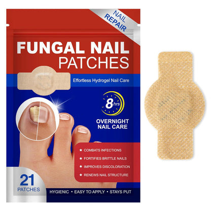 HexoNail™ Hydrogel nagelpleisters voor verkleurde en beschadigde nagels – 21 stuks