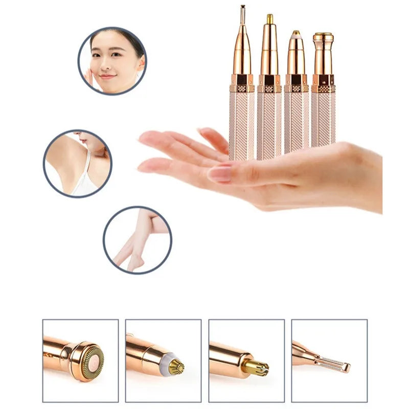 HexoTrim™ 4-in-1 Haarverwijderaar Voor Vrouwen - Pijnloze Grooming Oplossing 4