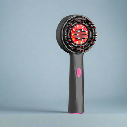 HexoGlow™ Haarborstel Met Rood Licht & Hoofdhuidmassage Voor Gezond Haar