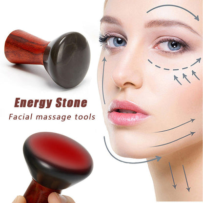 HexoGlow™ – Hete Bian Steen Gezichtsmassager