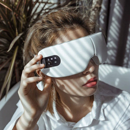 HexoEyes™ Oogmassageapparaat – Slimme Lucht- & Warmtetherapie