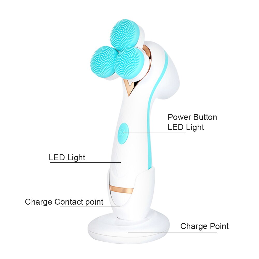 HexoGlow™ Sonic Gezichtsreinigingsborstel Voor Stralende Huid En Diepe Reiniging 8