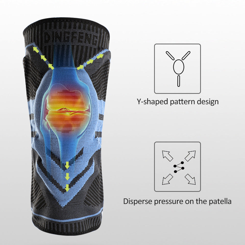 HexoKnee™ – Kniebrace met Siliconen Ondersteuning