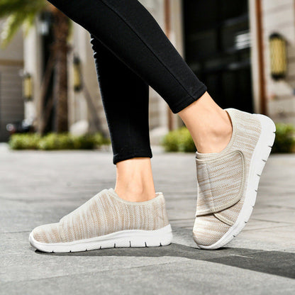 HexoComfy™ – Orthopedische damesschoenen voor wandelen – brede pasvorm, verstelbaar & ademend