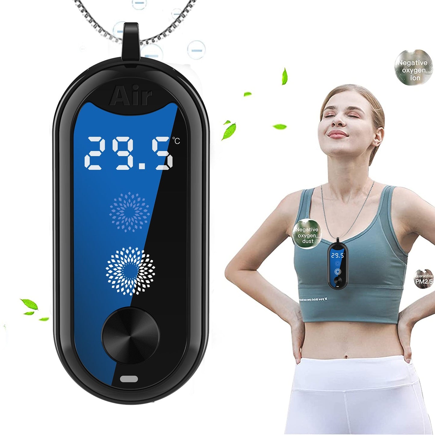 HexoPure™ Mini Draagbare Luchtreiniger Ketting