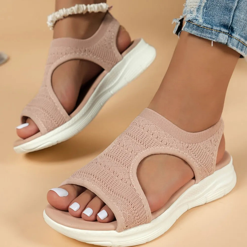 HexoComfy™ – orthopedische sandalen voor dames met hallux-valgusvriendelijk ontwerp, demping en voetboogondersteuning