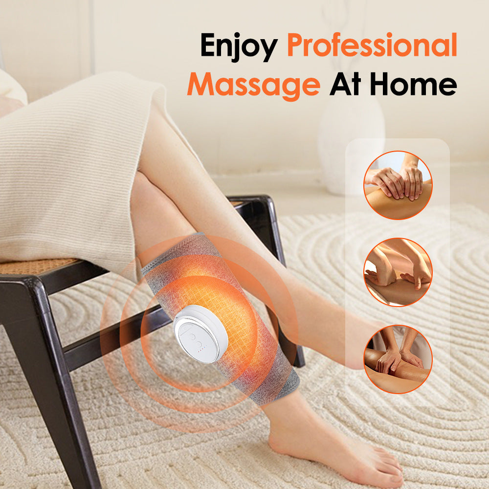 HexoLeg™ – draadloze aircompressie kuitmassager met warmte en slimme drukverlichting