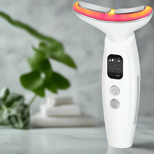 HexoNeck™ Lichttherapie Massager Voor Jeugdige Huidvernieuwing Van De Hals 1