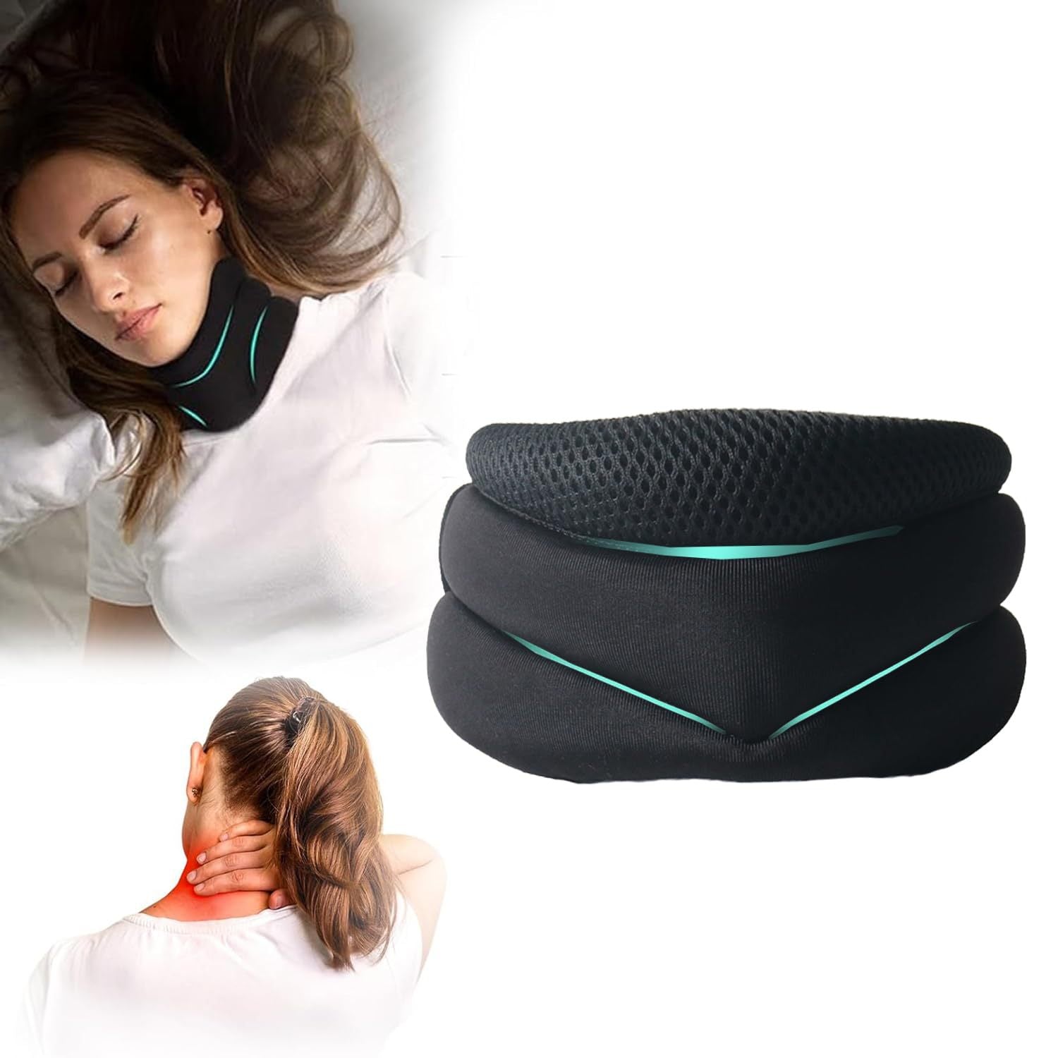 HexoLift™ Triple-Layer Nek-ondersteuning voor verbeterde houding en comfort 2