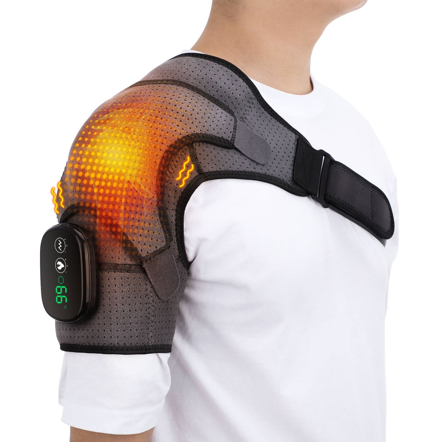 HexoShoulder™ Verlichtingspad voor Schouderpijn - Draagbare Warmte en Massage 6