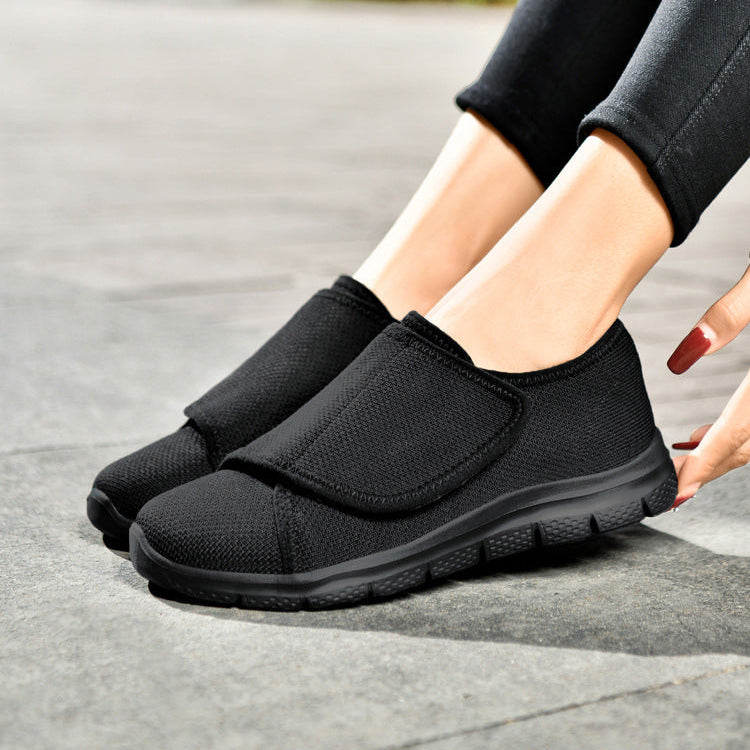 HexoComfy™ – Orthopedische damesschoenen voor wandelen – brede pasvorm, verstelbaar & ademend