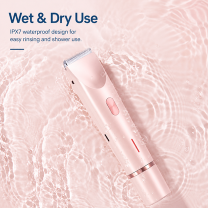 HexoSmooth™ Elektrisch scheerapparaat voor dames met dubbele kop – gezicht & lichaam, IPX7