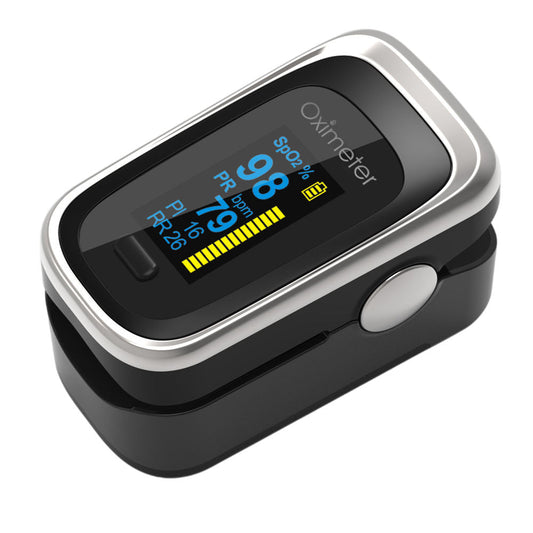 HexoOxy™ – Vinger Pulse Oximeter met Ademhalingsfrequentie Monitoring