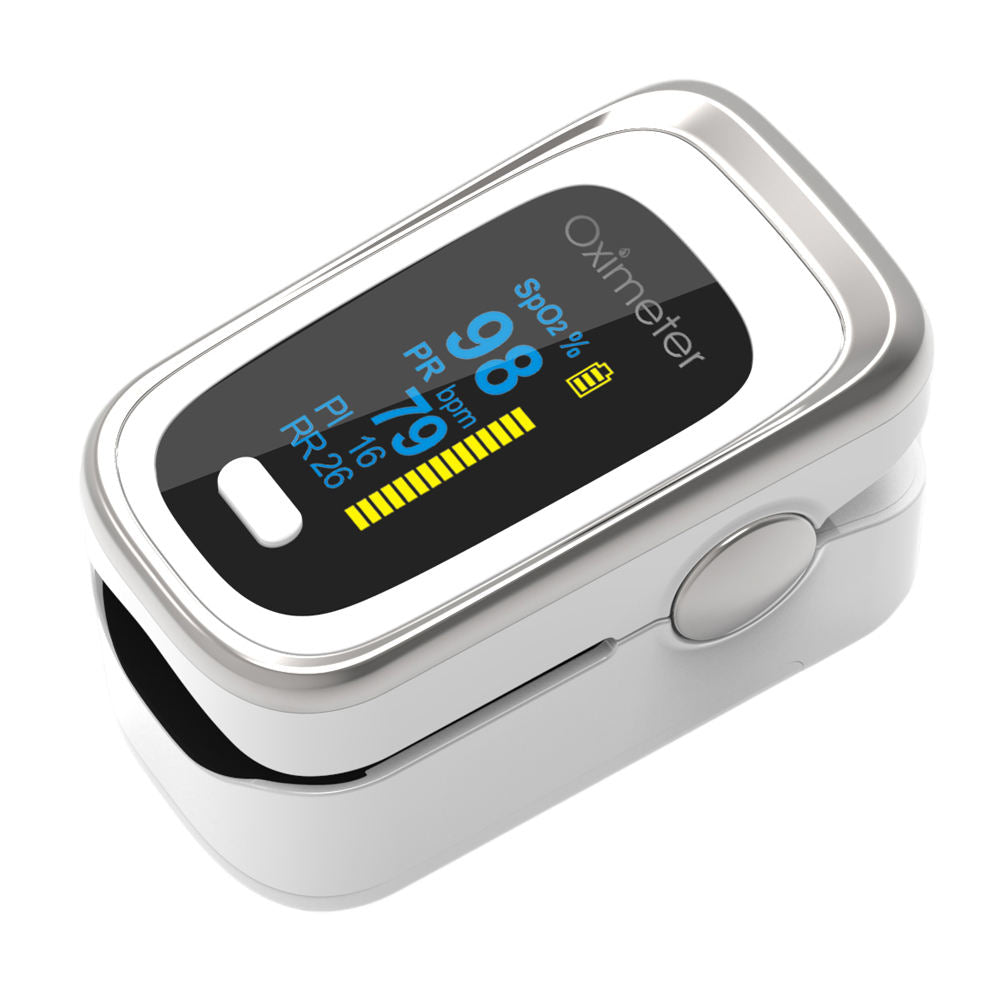 HexoOxy™ – Vinger Pulse Oximeter met Ademhalingsfrequentie Monitoring