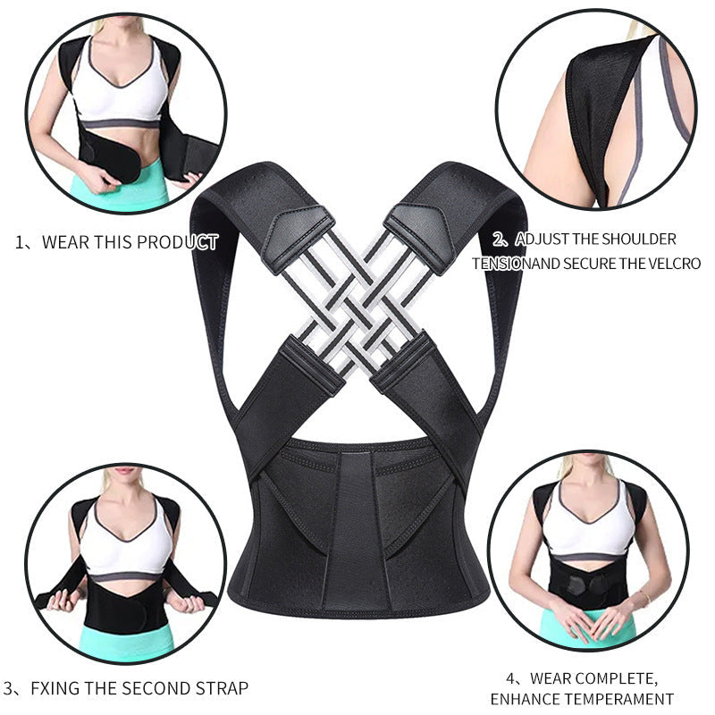HexoPosture™ – Geavanceerde Rugsteun & Houdingscorrector
