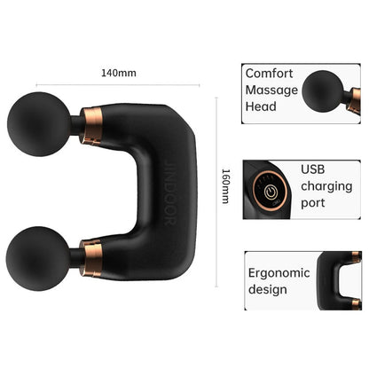 HexoPulse™ – Dubbelkoppige Percussie-Massage Gun