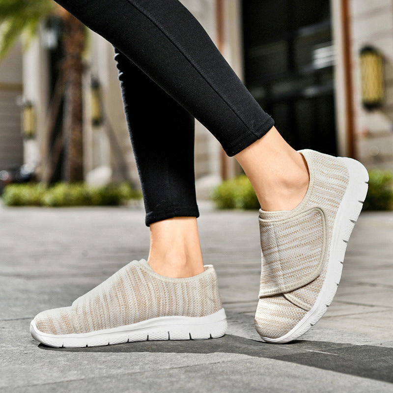 HexoComfy™ – Orthopedische damesschoenen voor wandelen – brede pasvorm, verstelbaar & ademend