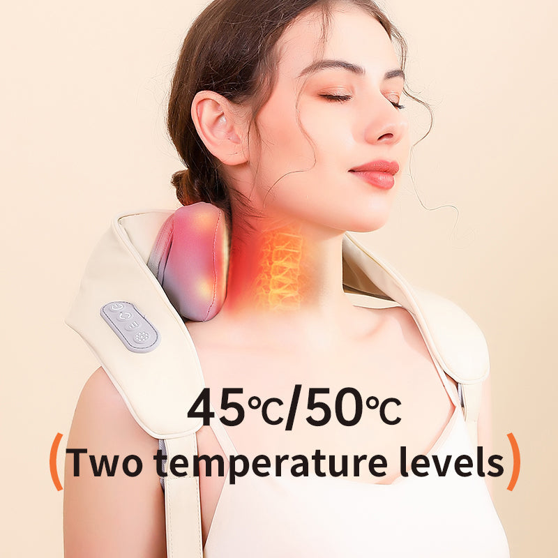 HexoNeck™ – verwarmde nek- en schoudermassager voor pijnverlichting & ontspanning
