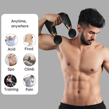HexoPulse™ – Dubbelkoppige Percussie-Massage Gun