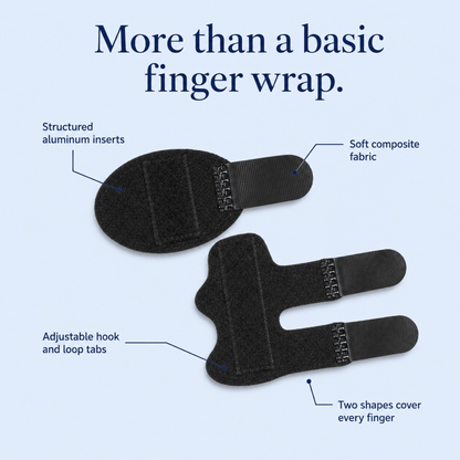 FlexiGuard™ Adjustable Splint Set for Finger Stability and Comfort 4