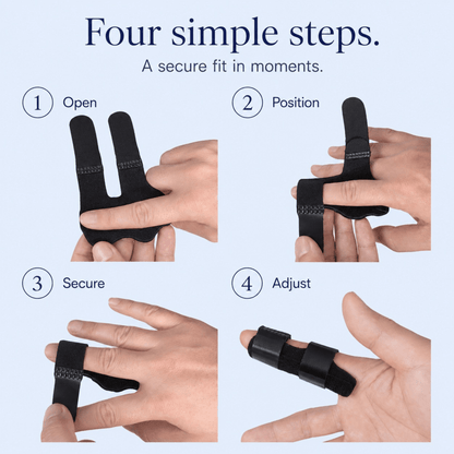 FlexiGuard™ Adjustable Splint Set for Finger Stability and Comfort 6