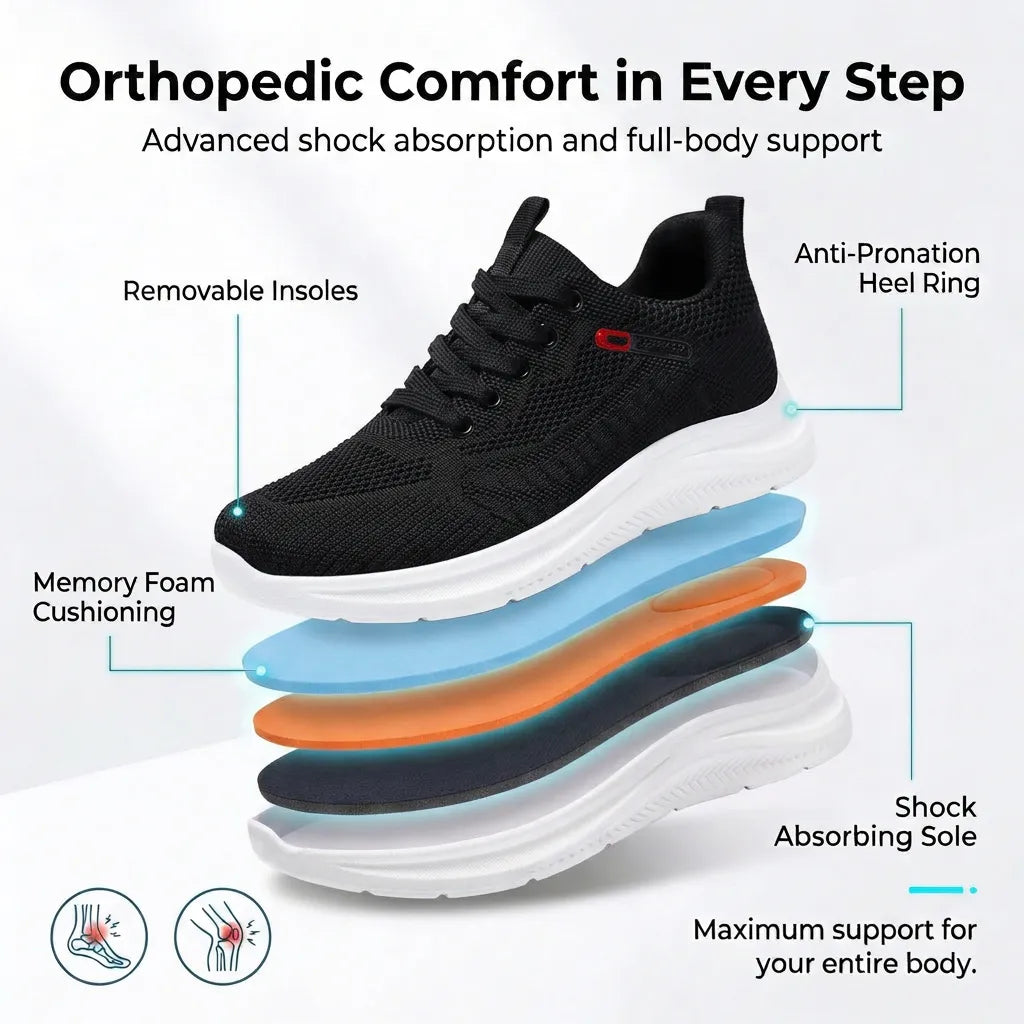 HexoComfy™ Women's Orthopedic Shoes for Everyday Support 2