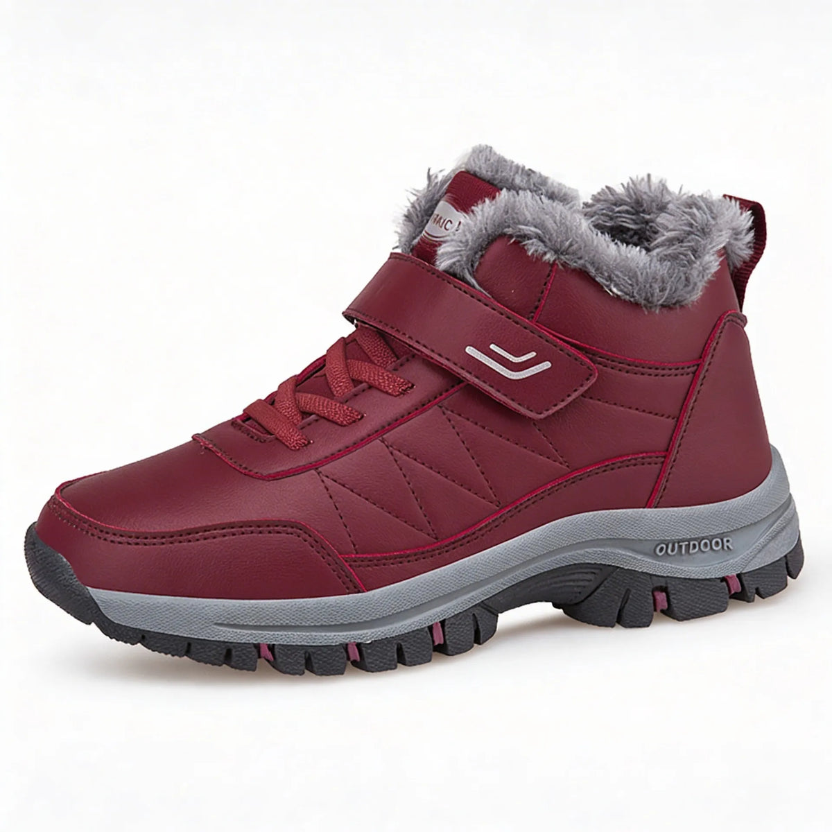 HexoComfy™ Men's Orthopedic Winter Boots in Red