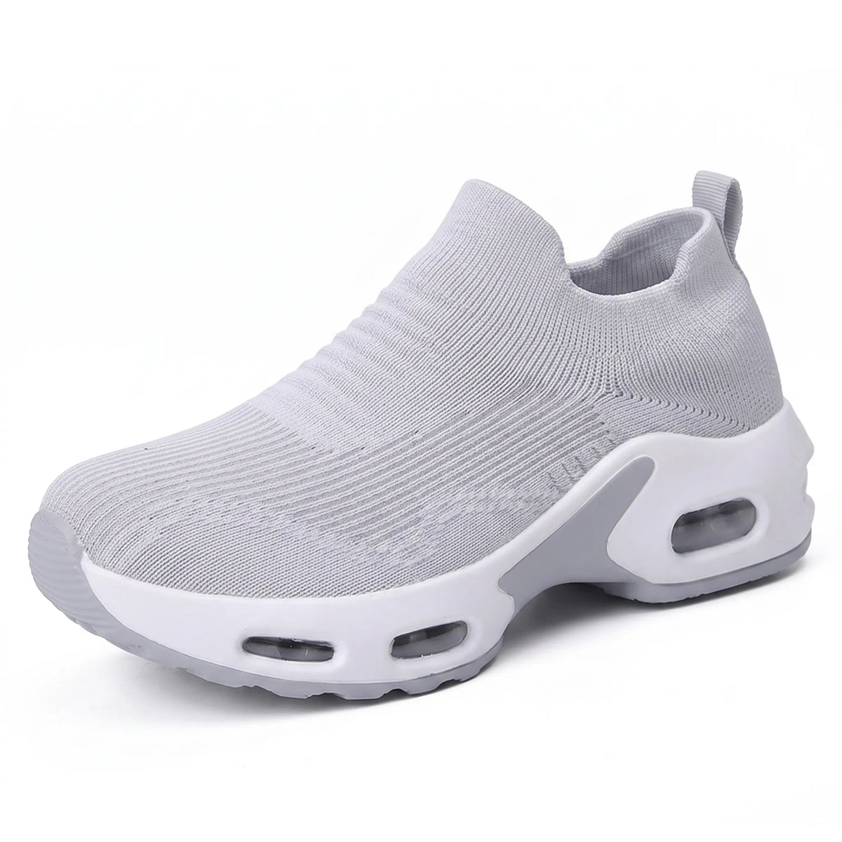 HexoComfy™ Men's Orthopedic Hands-Free Shoes in Light Gray