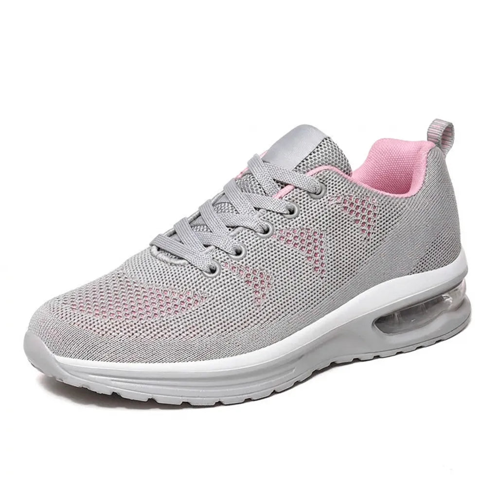 HexoComfy™ Men's Orthopedic Shoes in Gray & Pink