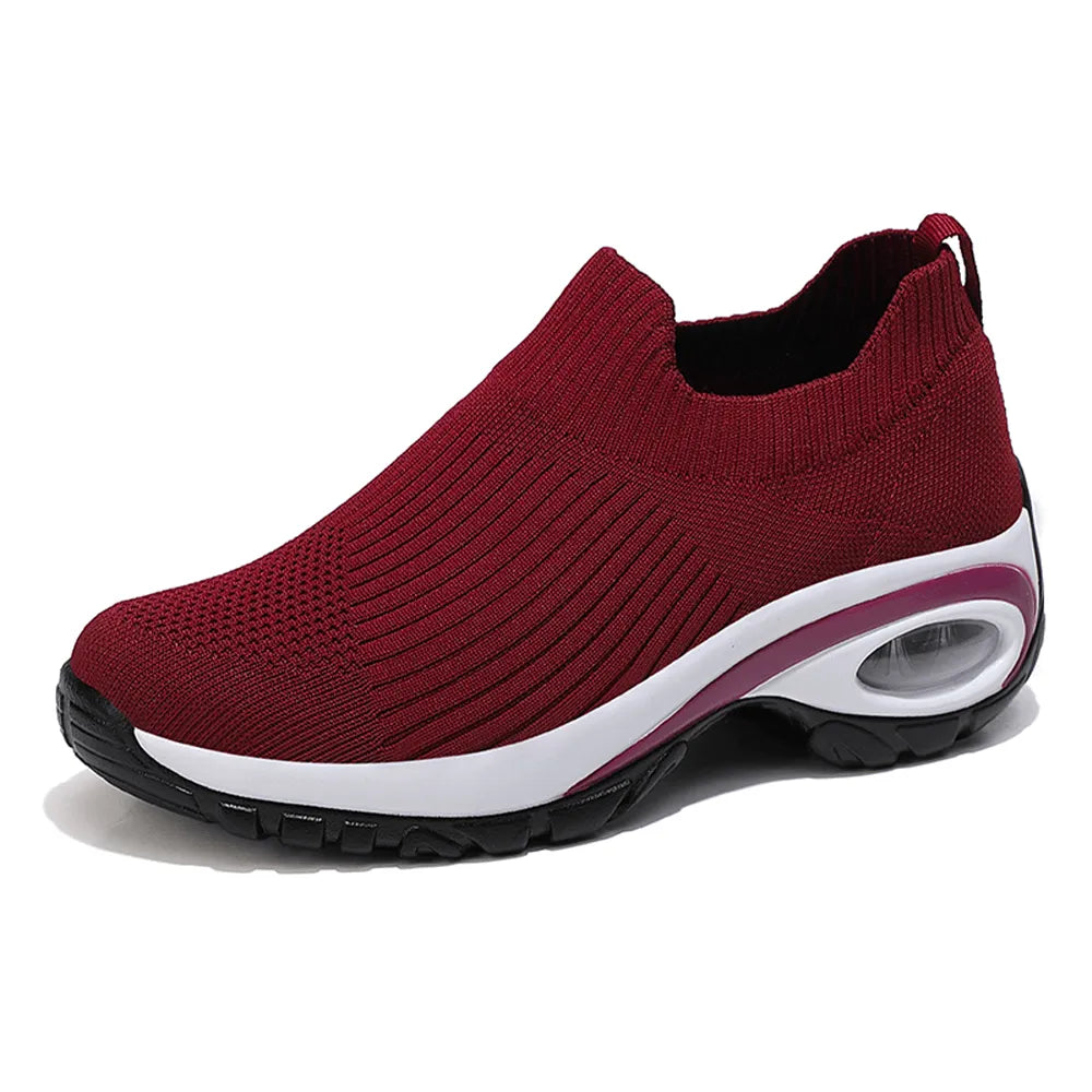 HexoComfy™ Women's Orthopedic Slip-On Shoes with Stretch Knit Collar 10