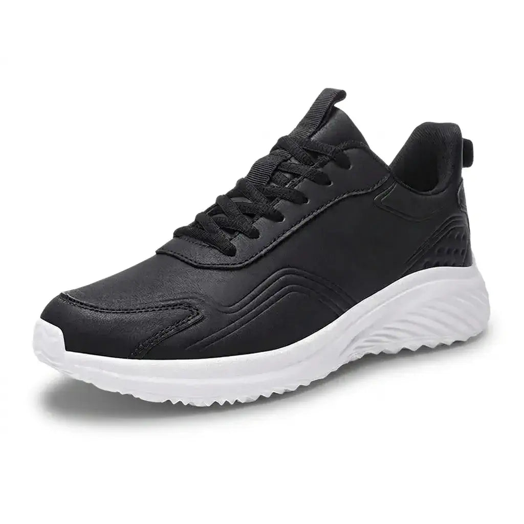 HexoComfy™ Men's Orthopedic Performance Sneakers in Black & White