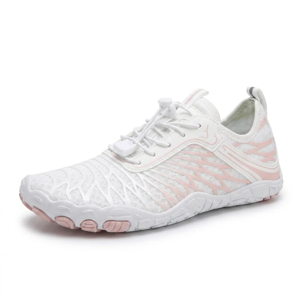 HexoComfy™ Men's Orthopedic Outdoor Shoes in White & Pink