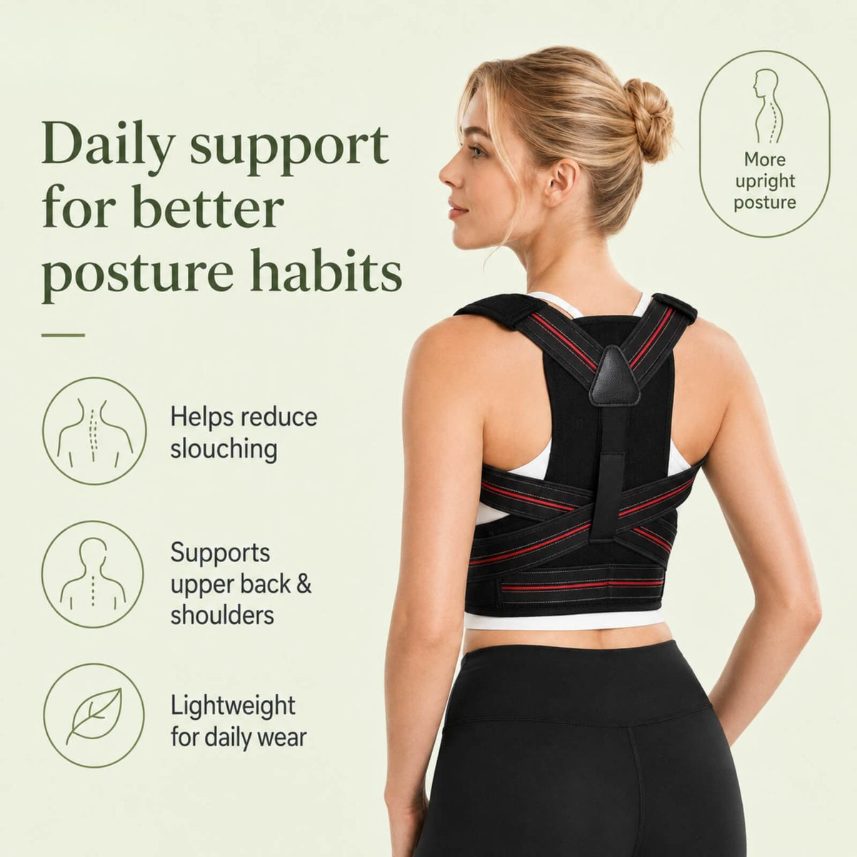 PostureGuard™ Adjustable Posture Corrector for Back Support and Alignment 1