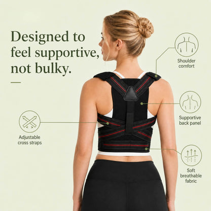 PostureGuard™ Adjustable Posture Corrector for Back Support and Alignment 4