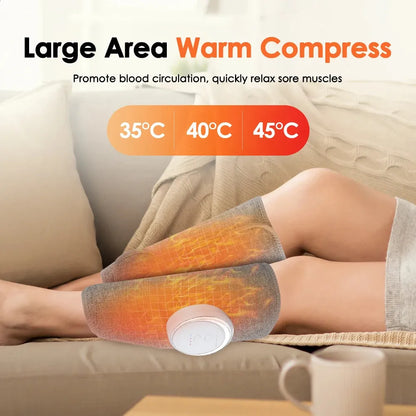 HexoLeg™ – draadloze aircompressie kuitmassager met warmte en slimme drukverlichting