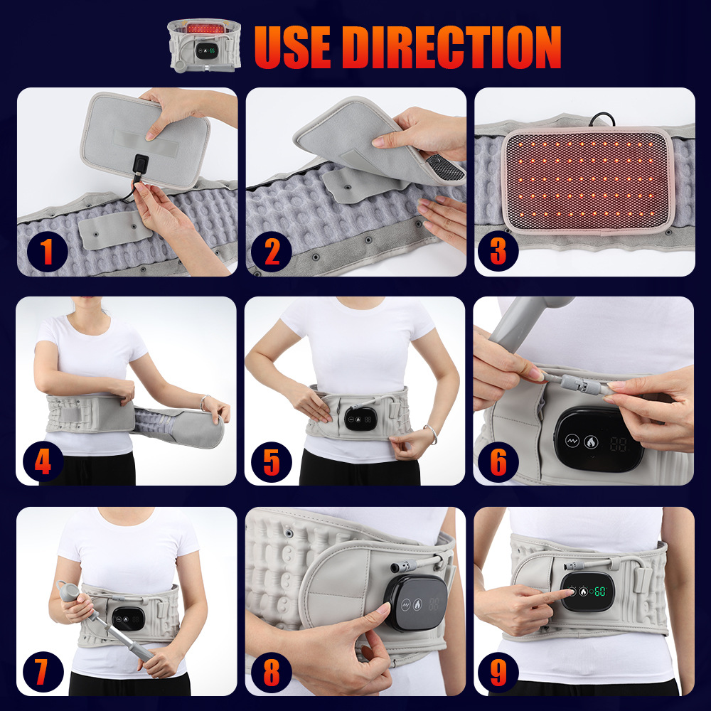 HexoBack™ Opblaasbare Lumbale Decompressie Gordel